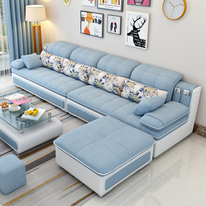 Canapé autoportante en tissu moderne, style hongkongais, pour salon, meubles de maison, style coréen, dernier modèle, 2020 - Product Image 3