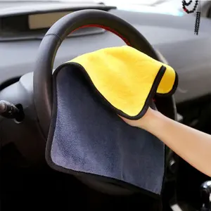 Car Microfiber Towel Premium Microfiber Cleaning Cloth Quick Drying Absorbent Car Cleaning Towel