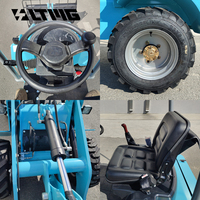 Cina Mini Front-End Loader batteria elettrica al litio 0.5 Ton 1 Ton Mini caricatore elettrico con certificato CE