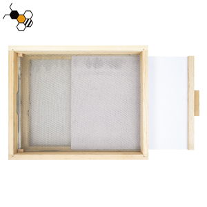 Ruche à trois niveaux avec couvercle supérieur en métal, ruche de type allemand de qualité supérieure, en bois de sapin durable, vente en gros - Product Image 5