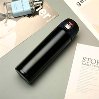 Gobelet isotherme en acier inoxydable à double paroi personnalisable de 350 ml/500 ml (sans BPA) avec couvercle à ouverture directe.