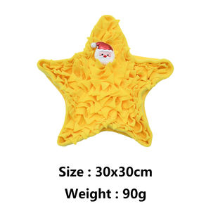 Giocattolo interattivo cane albero di natale cappello uomo di pan di zenzero disegno di carta increspata all'interno di Snuffle tappetino per cani uso interno - Product Image 4