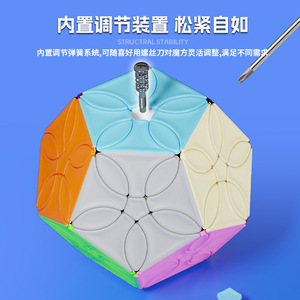 <span class=keywords><strong>Cubo</strong></span> Mágico Sengso Blossoms <span class=keywords><strong>Megaminx</strong></span> de 12 Caras, Rompecabezas Estimulante para Adolescentes, Unisex - Product Image 3