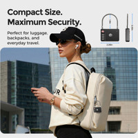 Traceur GPS intelligent MiLi MiLock Duo, étanche IP67, pour bagages approuvés par la TSA, avec fonction de suivi et de navigation GPS