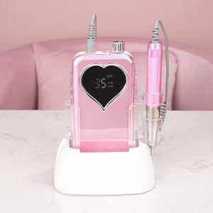 2025 haute puissance 85w moteur sans brosse perceuse à ongles <span class=keywords><strong>ponceuse</strong></span> fraiseuse e-fichier prix de gros Rechargeable coeur forme Logo - Product Image 1