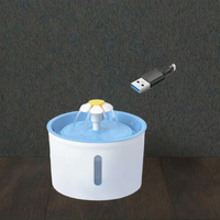 Fontaine à eau automatique intelligente pour chat et chien, en acier inoxydable luxueux, grande capacité 80 oz/2,4 L, étanche, avec système de filtration LCD