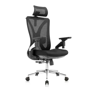 Free Sample New Modern Design Executive Ergonomic Mesh Chair High Back Office Chair Swivel Reclining Chairs For Manager