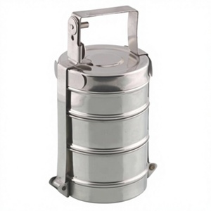 Durable Classic Stainless Steel Lightweight 5kg Adjustable Detachable Tiffin <b>Box</b> 1-3L Capacity Freshness Preservation Office - Product Image 1