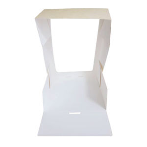 Kotak kertas jendela bening kapsul tunggal muffin panggang dedak kayu Mousse-untuk kemasan makanan untuk kue mangkuk - Product Image 6