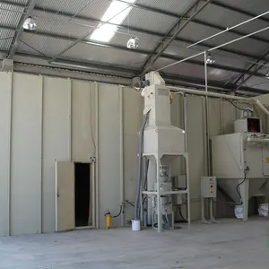 Khí nén phục hồi loại bảo vệ môi trường bụi-miễn phí phun cát cabin bắn peening phòng - Product Image 5