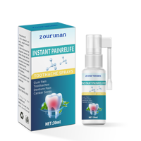 OEM Zourunan 30ml Spray Apaisant Rapide à la Vitamine E pour Soulager les Maux de Dents, Apaisement Instantané pour l'Inconfort des Gencives, les Aphtes et les Soins Bucco-dentaires 2