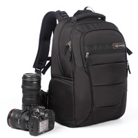 Sac à dos professionnel pour appareil photo, grande capacité, support de trépied, antivol, imperméable, sac à dos pour appareil photo d'extérieur