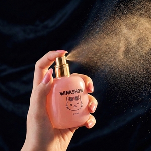 Perfume Personalizado con MOQ Completo de 100 Piezas, Botella de Vidrio con Diseño de Gato Rosa, Eau de Parfum en <span class=keywords><strong>Spray</strong></span> para Niños, Fragancia de Limón, Perfume <span class=keywords><strong>Infantil</strong></span> - Product Image 4