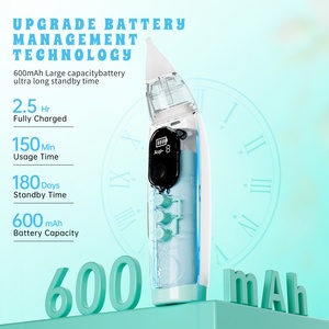 Aspirateur nasal rechargeable portable anti-reflux pour soulager la congestion nasale des tout-petits, utilisation silencieuse à domicile - Product Image 4