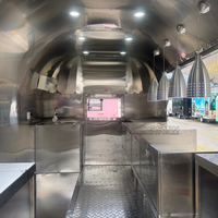 Remorque alimentaire COGSUN pour la vente de glaces, chariot de nourriture de rue, camion de nourriture et de boissons mobile sur mesure, entièrement équipé