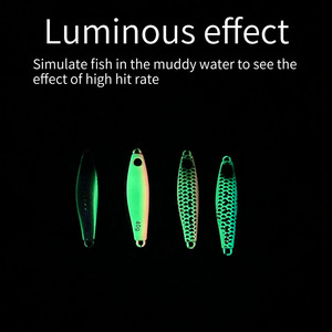Señuelo de pesca de 40g para agua salada, cebo de fondo para pesca en el mar con ojos realistas y acabado iridiscente. - Product Image 3