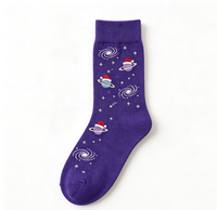 Chaussettes en coton à motif de gnome de Noël, antidérapantes et extensibles, design amusant, cadeaux de fête, boîte cadeau OEM