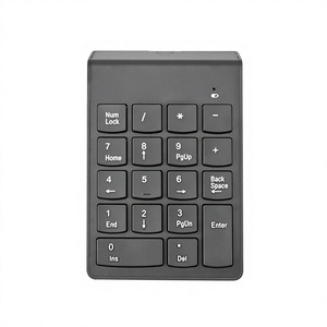 <span class=keywords><strong>Clavier</strong></span> <span class=keywords><strong>numérique</strong></span> sans fil miniature 24G pour ordinateur de bureau, comptabilité, finance, sans rétroéclairage - Product Image 1