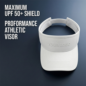 Casquette de soleil respirante en coton pur avec logo personnalisé SHINY Premium pour le tennis, le golf et les sports, avec emballage de marque tout-en-un - Product Image 3