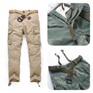 2024 nuova moda pantaloni da combattimento a colori solidi da uomo resistenti allo sporco Ropa Hombre tattici Cargo - Product Image 4