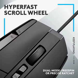 Logitech G502X Wired Gaming <b>Mouse</b>, HERO Sensor RGB Backlit Programmable Macro Ergonomic Adjustable Weight <b>Mouse</b> for Esports - Product Image 5