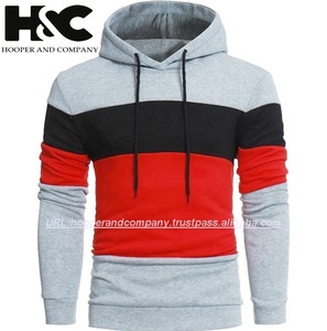 คุณภาพสูงผู้ชาย Contrast สีเสื้อแขนยาว Hoody - Product Image 5