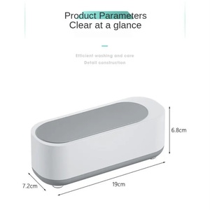 Nettoyeur ultrasonique électrique multifonction pour usage domestique, haute fréquence, pour outils de maquillage, bijoux, machine de nettoyage - Product Image 5