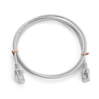 Cable de Red Cat5e con Conector Ethernet RJ45, Cable LAN para Uso en Interiores/Exteriores, FTP Blindado, Conductor Trenzado, Revestimiento de PE/PVC