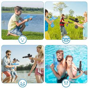 Pistolets à eau électriques Jouets portables Haute puissance Automatique Pistolet à eau LED pour les jeux <span class=keywords><strong>d</strong></span>'été en plein air Plage Piscine - Product Image 4