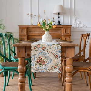 Mùa hè của Anne bán buôn Mỹ phong cách retro sơn dầu thanh lịch in hoa bảng <span class=keywords><strong>Runner</strong></span> - Product Image 5