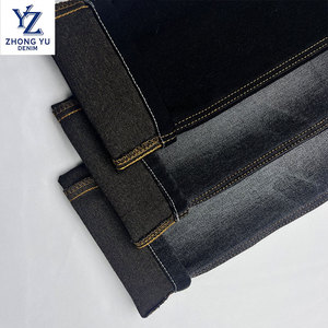 Phổ Biến Chất Lượng Cao Giá Thấp Màu Đen <span class=keywords><strong>Twill</strong></span> Dệt Căng Bông/Polyester/Spandex Denim Jeans Vải Cho Bé Trai & Cô Gái - Product Image 3