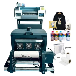 Benutzer definierte a3 xp600 l1800 I3200 dtf überträgt Designs bereit, dtf Drucker Druckmaschine mit Shaker für T-Shirts zu drücken