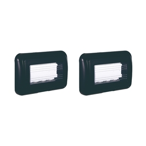 Set di 2 scatole di giunzione Gloca in plastica nera IP55 da incasso per la serie Living - Product Image 1