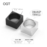 Adaptor OGT Slider Aperture 7mm Kabel Headphone Upgrade Aluminium Alloy Slider Splitter Speaker Audio Jack Earphone Plug
