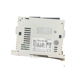 Adaptateur analogique compact 3A-ADP pour PLC FX3U, entrée 2 canaux, sortie 1 canal, résolution 12 bits, 8 points I/O utilisés - Product Image 1