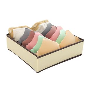 Clothing Organizer Foldable <b>Storage</b> <b>Box</b> 32x32x10cm For Underwear And Socks <b>Drawer</b> Divider With Compartments - Product Image 4