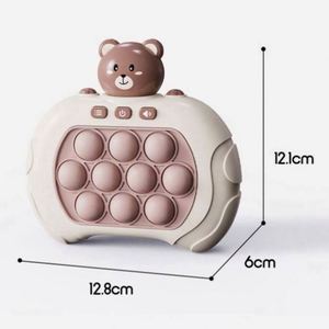 Handheld <b>Game</b> Console Squeeze Fidget Toys Set Push Stress Bubble Sensory Pop Music Silicone Plastic for Autistic Children - Product Image 5