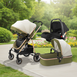 Poussette légère Ying Lai'Er avec cadre en acier inoxydable pour enfants plus grands, capacité de charge de 20 kg, design pliable, absorption des chocs - Product Image 2