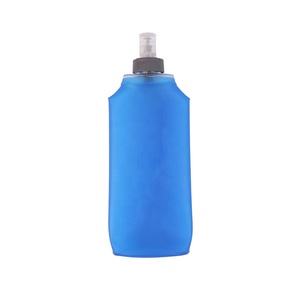 Borraccia Morbida Pieghevole da Corsa in TPU da 250ml 350ml 500ml con Valvola a Morso e Interruttore Rotante - Product Image 4