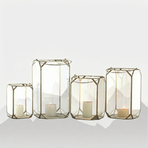 Iron Handmade Natural <b>Lantern</b> <b>Set</b> for Christmas Home Decoration - Product Image 1