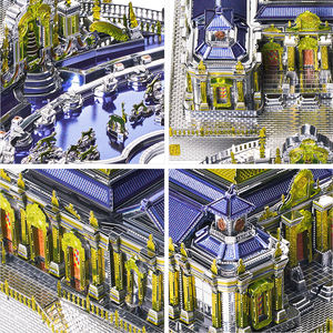 <span class=keywords><strong>Piececool</strong></span> le vieux palais d'été, puzzle en métal <span class=keywords><strong>3D</strong></span>, jardin impérial chinois, modèle d'architecture historique de collection - Product Image 6