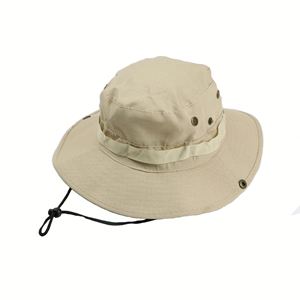 Sombrero de Pescador de Ala Ancha de Color Sólido para Verano, Sombrero para el Sol, Protección Solar para Pesca, Montañismo y Actividades al Aire Libre para Hombre - Product Image 4