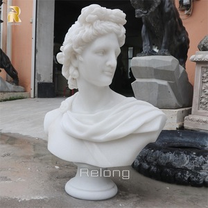 <span class=keywords><strong>Scultura</strong></span> della statua del busto in marmo <span class=keywords><strong>Apollo</strong></span> classico intagliato a mano per la decorazione della Villa - Product Image 2