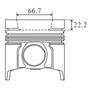 6SD1-TC Engine piston 1-12111-345-0 1-12111-626-2 1-12111-471-0 8-97358-574-0 1121118420 1121118430 1-12111-842-0 1-12111-843-0