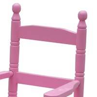 Chaise à bascule Adirondack pour enfants, en bois de peuplier, chaises de jardin, finition non toxique, chaise pour tout-petits, pour usage extérieur, ergonomique