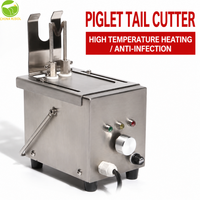 Pince coupante à queue de porcelet en acier inoxydable, chauffage électrique, coupe automatique de la queue, outil pour porcelets, instrument chirurgical vétérinaire