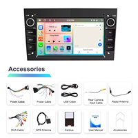 Radio para Auto Android Podofo 6+128GB 7'' con CarPlay Inalámbrico y Android Auto para Opel Astra/Antara/Vectra/Corsa/Zafira/Meriva IPS/DSP/WIFI