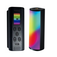 Mini Lampe Vidéo LED Magnétique RGB Portable de Poche avec 3 Modes d'Éclairage, Étanche et Antichoc, Température de Couleur Réglable