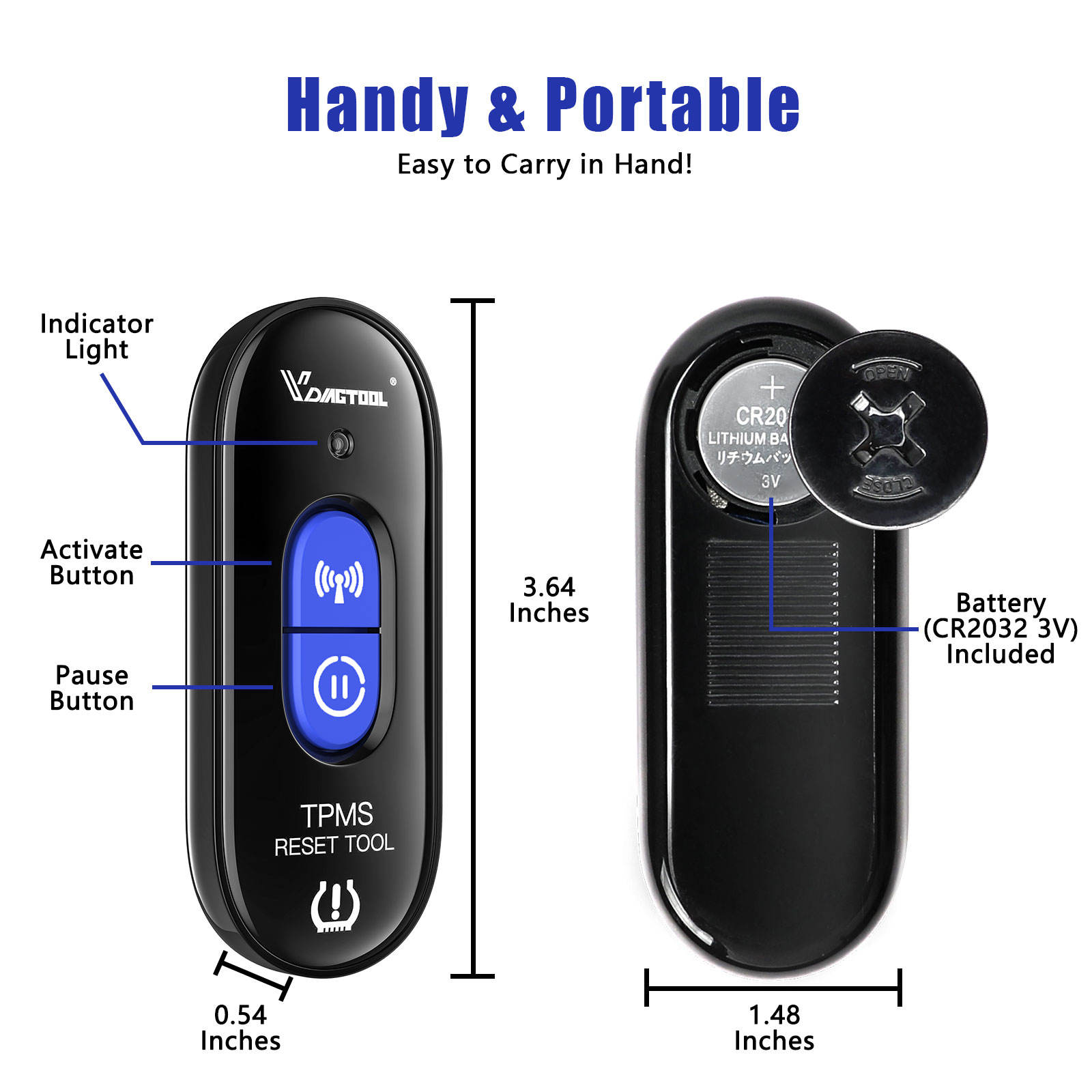 Strumento Ripristino TPMS Universale - Per Sensori Pressione Pneumatici Auto - Foto 3