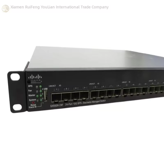 Sx550x-24f-k9 24-port 10g Sfp+ Managed Ethernet Switch New Original Ready Stock Industrial Automation Pac Dedicated Plc